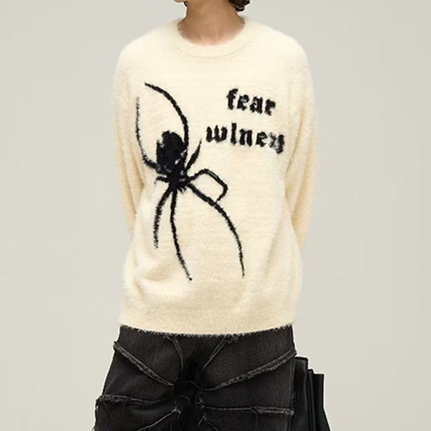 KAMI NO.7434 SPIDER KNIT SWEATER