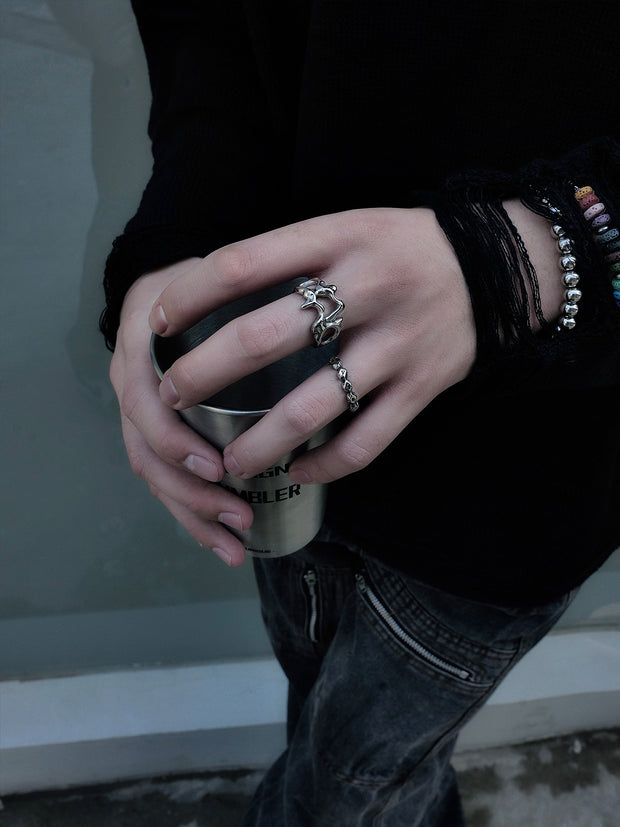 KAMI STYLE LIQUID METAL RING