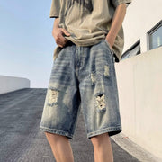 KAMI NO.5332 DISTRESSED SHORTS