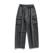 KAMI NO.5314 WASHED BAGGY JEANS