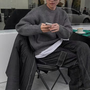 KAMI NO.7440 ROUND KNITTED SWEATER