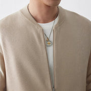 KAMI NO.1463 ZIPPERED CARDIGAN