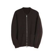 KAMI NO.1463 ZIPPERED CARDIGAN