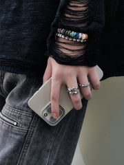 KAMI STYLE LIQUID METAL RING
