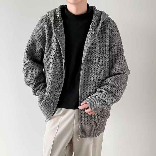KAMI NO.1462 CASUAL KNITTED JACKET
