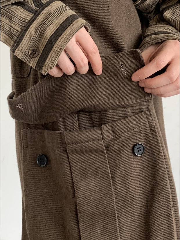 KAMI NO.5338 STRAIGHT CARGO PANTS