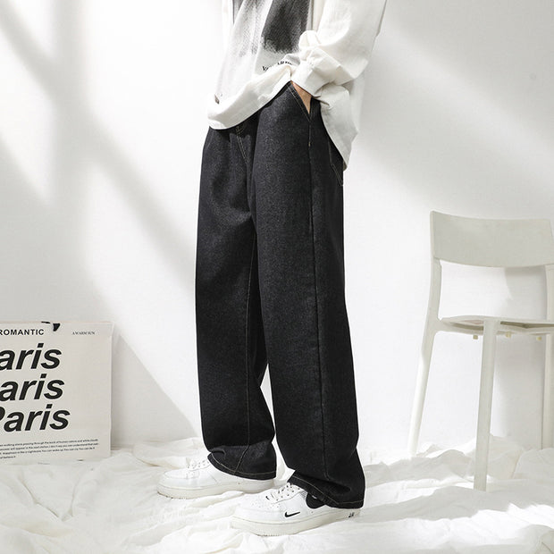 KAMI NO.5323 LOOSE STRAIGHT JEANS
