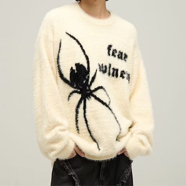 KAMI NO.7434 SPIDER KNIT SWEATER