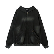 KAMI NO.1444 WORN OUT ZIP UP JACKET