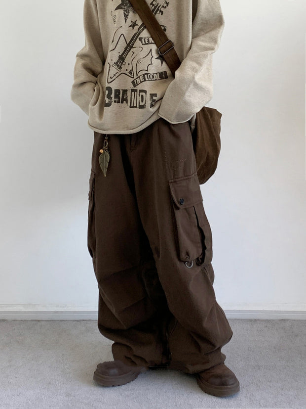 KAMI NO.5338 STRAIGHT CARGO PANTS