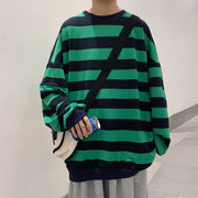 KAMI NO.7432 BIG STRIPED SWEATER