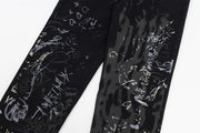 KAMI NO.5305 LOOSE GRAFFITI PANTS