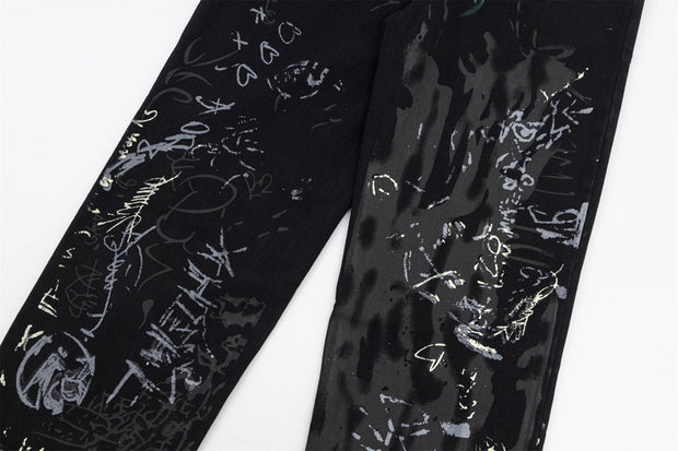 KAMI NO.5305 LOOSE GRAFFITI PANTS