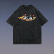 KAMI NO.2271 EYE RETRO T SHIRT