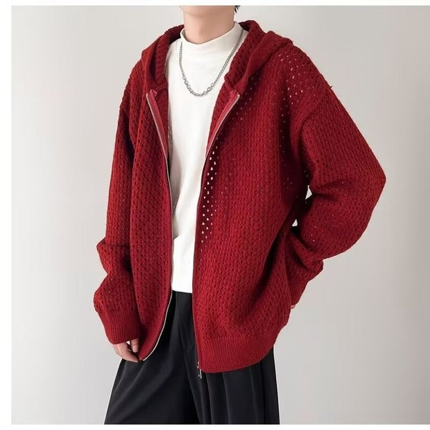 KAMI NO.1462 CASUAL KNITTED JACKET