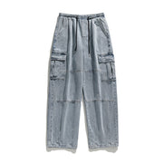 KAMI NO.5314 WASHED BAGGY JEANS