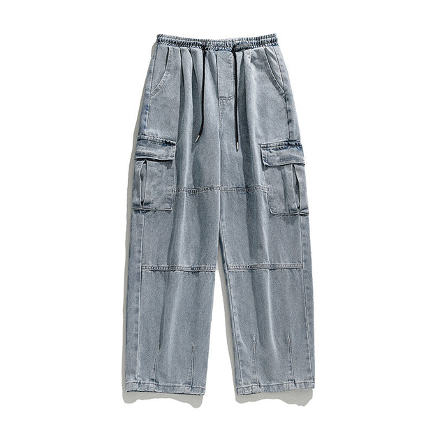 KAMI NO.5314 WASHED BAGGY JEANS