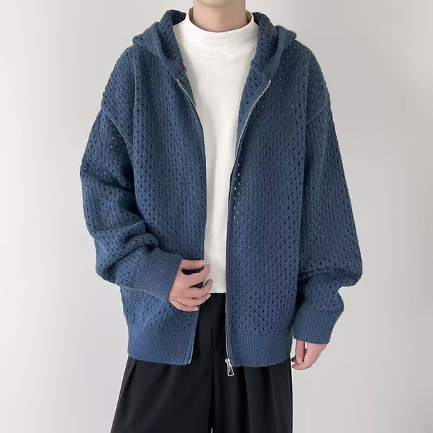 KAMI NO.1462 CASUAL KNITTED JACKET