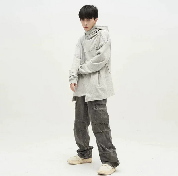 KAMI NO.5297 PANTALÓN CARGO GRIS