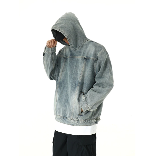 KAMI NO.1443 DENIM HOODIE