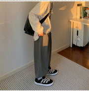 KAMI NO.5280 WIDE PLAID PANTS