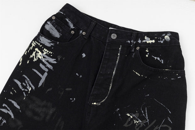 KAMI NO.5305 LOOSE GRAFFITI PANTS