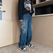 KAMI NO.5312 EMBRODERED JEANS