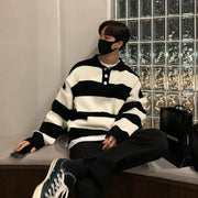 KAMI NO.1462 STRIPED SWEATER