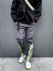 KAMI NO.5289 NYLON PANELED PANTS