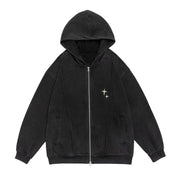 KAMI NO.1429 STAR ZIP UP JACKET