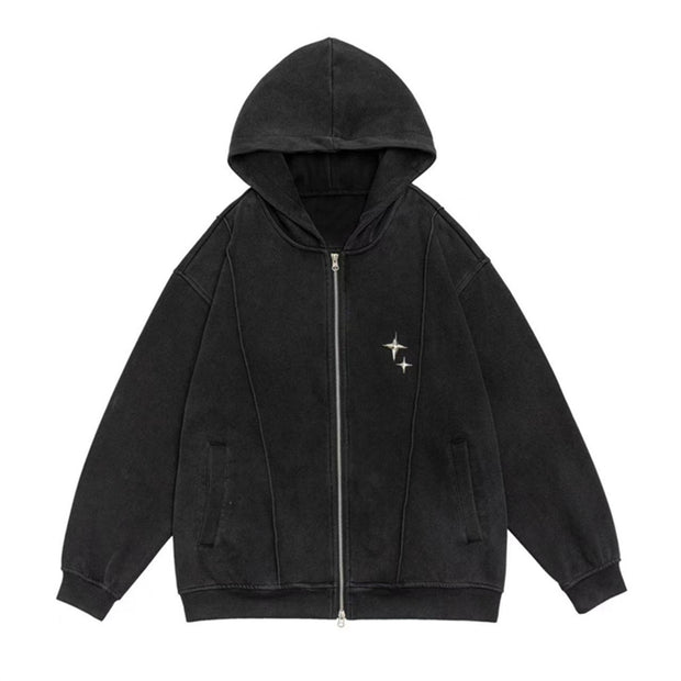 KAMI NO.1429 STAR ZIP UP JACKET