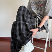 KAMI NO.5336 PLAID STRIPED TROUSERS