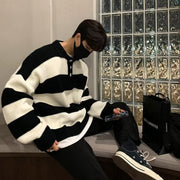 KAMI NO.1462 STRIPED SWEATER