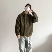 KAMI NO.1427 STRIPED WORK JACKET