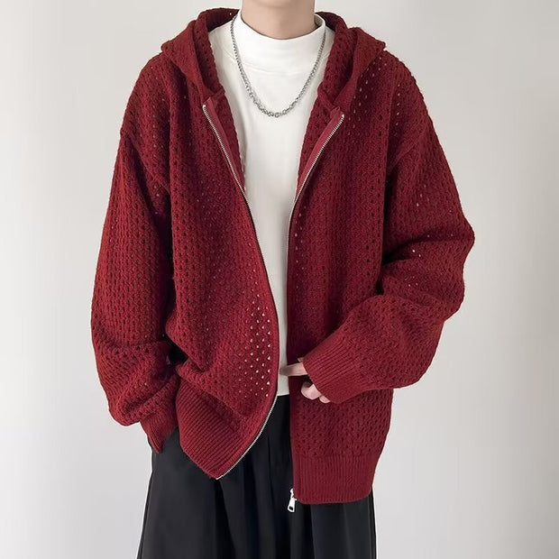 KAMI NO.1462 CASUAL KNITTED JACKET