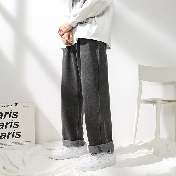 KAMI NO.5323 LOOSE STRAIGHT JEANS