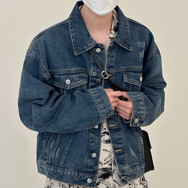 KAMI NO.1422 WASHED DENIM JACKET