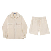 KAMI NO.2259 CASUAL BUTTON UP SET