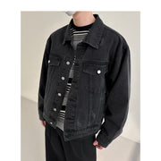 KAMI NO.1425 DISTRESSED DENIM JACKET