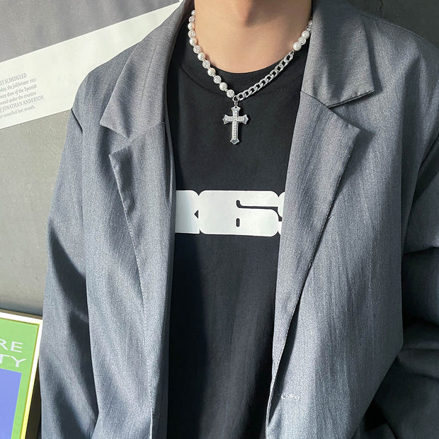 KAMI STYLE CROSS NECKLACE