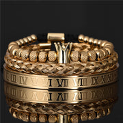 ARMBAND MIT CHARM „KRONE“ IM KAMI-STIL