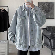 KAMI NO.1202 DENIM BOMBER JACKET - STREETS OF KAMI