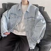 KAMI NO.1202 DENIM BOMBER JACKET - STREETS OF KAMI