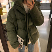 KAMI NO.1205 CORDUROY PUFFER JACKET - STREETS OF KAMI