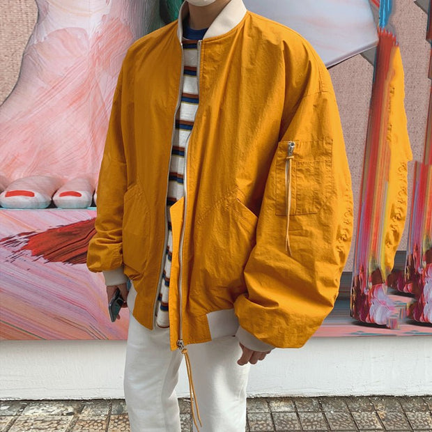 KAMI NO.1211 OVERSIZE BOMBER JACKET - STREETS OF KAMI