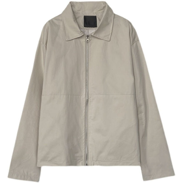 KAMI NO.1212 ZIP-UP COLLAR JACKET - STREETS OF KAMI