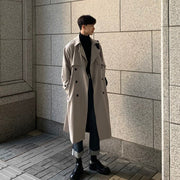 KAMI NO.1218 LONG TRENCH COAT - STREETS OF KAMI