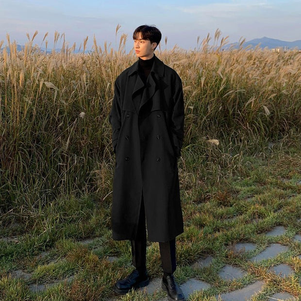 KAMI NO.1218 LONG TRENCH COAT - STREETS OF KAMI