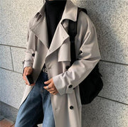 KAMI NO.1218 LONG TRENCH COAT - STREETS OF KAMI