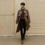 KAMI NO.1221 BELT TRENCH COAT - STREETS OF KAMI